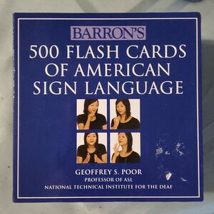 BARRON'S 500 FLASH CARDS OF AMERICAN SIGN LANGUAGE